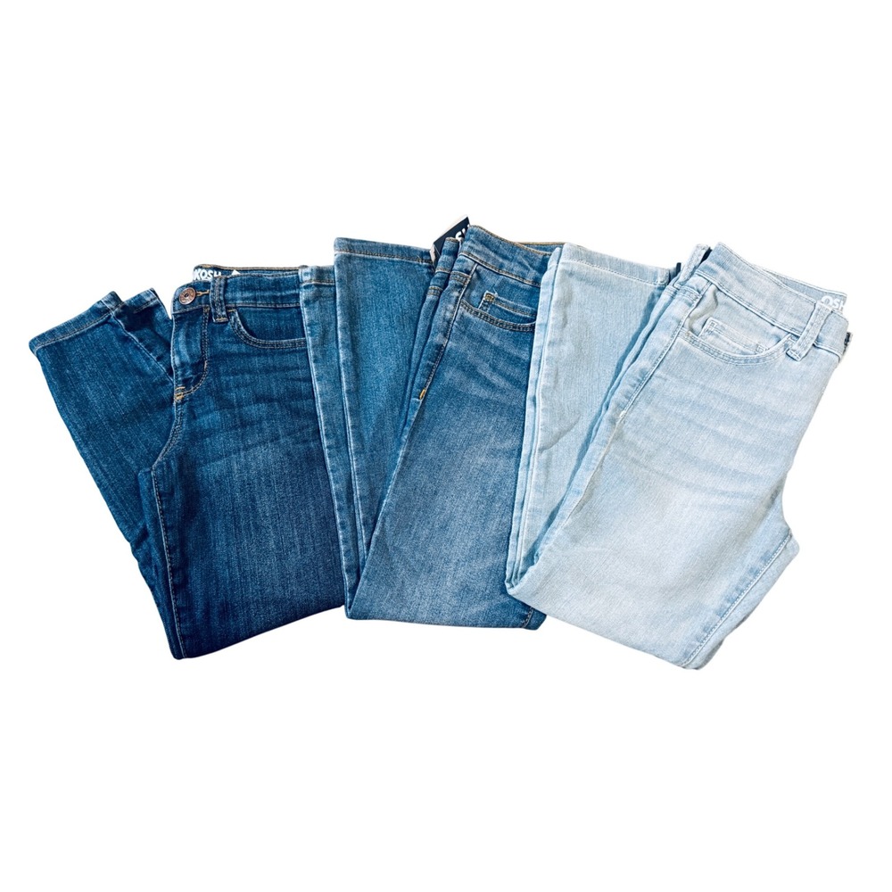 NWT/OT OshKosh 3 Size 6/6X Super Skinny Jeans‎ Pants Adjustable Denim Stretch